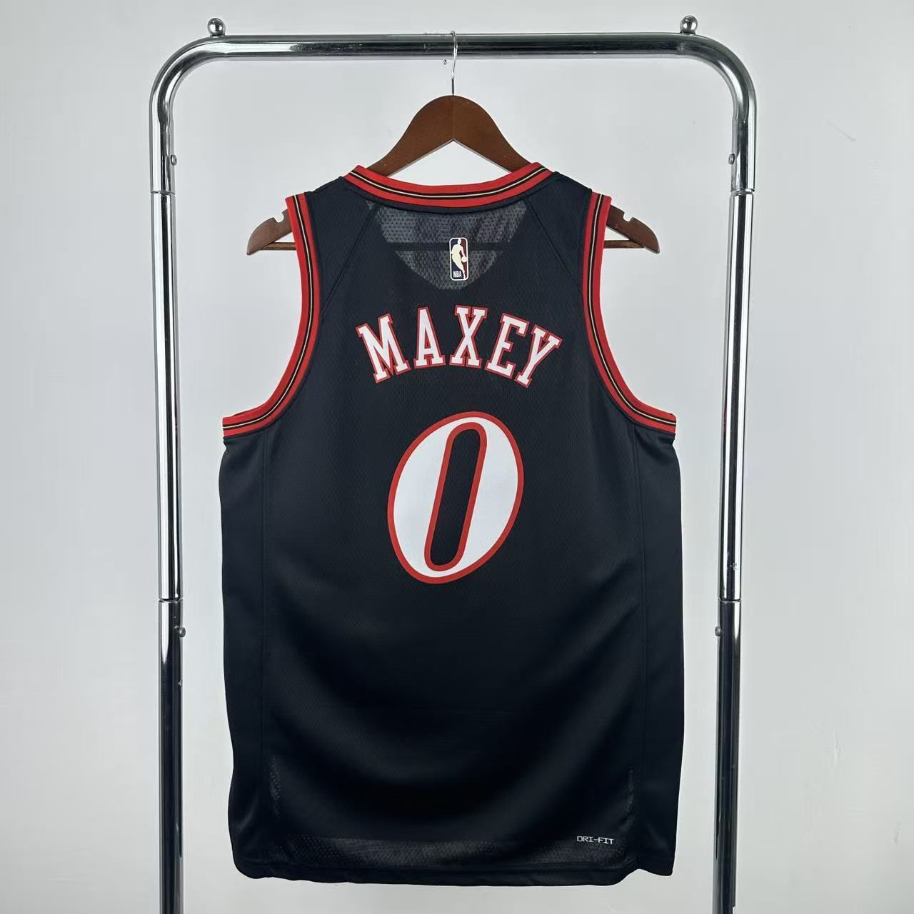Men Philadelphia 76ers #0 Maxey Black Nike Season 2026 NBA Jersey